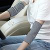 Jinbiyike Elbow Arm Warm Sleeve Men and Women Cover Scar Tattoo Sleeve Running Fitness Elastic Hand Shaping Arm Sleeve (Stripa-A5) view 4