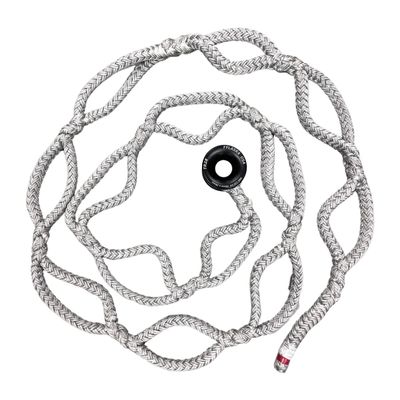 Arbo Space 3/4" LPX 12 Strand Polyester Hollow Braid Pluto Multi Tylaska Ring Arborist Rigging Sling 15' (15') Made in USA