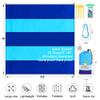 BYDOLL Beach Blanket Waterproof Sandproof 10'9' 1-8 Adults Oversized Lightweight Large Picnic Mat Waterproof Sandproof Blanket for Beach Camping Hiking Travel view 2