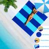 BYDOLL Beach Blanket Waterproof Sandproof 10'9' 1-8 Adults Oversized Lightweight Large Picnic Mat Waterproof Sandproof Blanket for Beach Camping Hiking Travel view 4