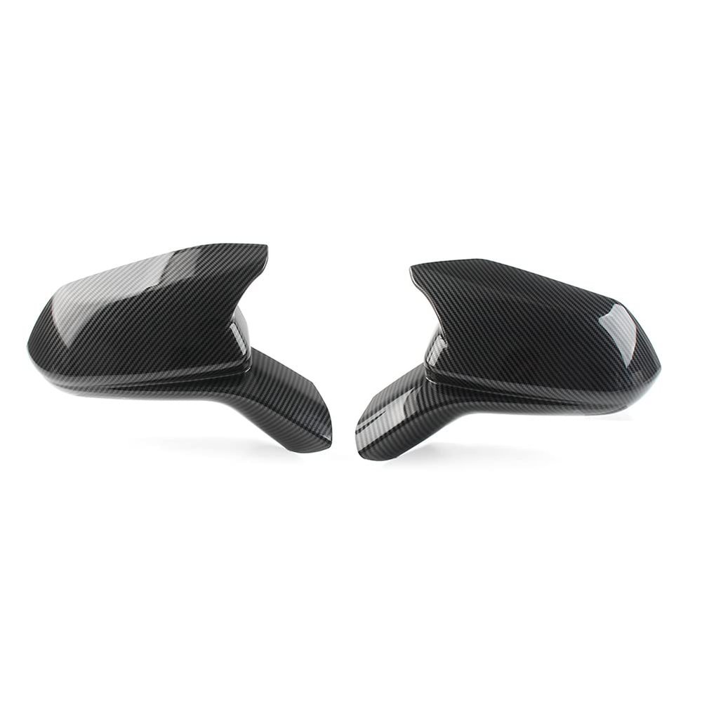 Lirun Car Side Rear Wing Mirror Cover Caps, Door View Mirror Covers Left & Right Replacement for Chevrolet Camaro 2016 2017 2018 2019 2020 2021, Carbon Fiber Style
