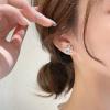 Elegant Zircon Ear Clip for Women Loss Stud Earrings Without Piercing Popular Jewelry view 3