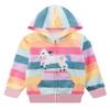 Akyzic Girls Rainbow Fall Jacket Zip up Hoodie Kids Back to School Outfit Cotton Unicorn Hooded Sweatshirt Winter Outerwear 4T/3056 view 1