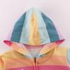 Akyzic Girls Rainbow Fall Jacket Zip up Hoodie Kids Back to School Outfit Cotton Unicorn Hooded Sweatshirt Winter Outerwear 4T/3056 view 4