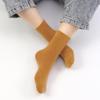 SERISIMPLE Kids Viscose Bamboo School Socks Soft flate Seam Color Anti Odor Thin Breathable Stretch Cuffs Girls Boy 5 Pairs (Medium, Turmeric Yellow) view 2