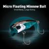 Kingdom 5pcs Micro Minnow Hard Bait Topwater Fishing Lures 12g 35mm Z-Action Floating Popper Single Hook for Bass Pike view 2