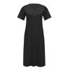 Abendkleid Elegant Sommerkleid Damen Maxikleid, 80S Prom Dress White Cocktail Dress Hippie Dress Square Neck Dress Short Sleeve Swing Dress Schlingenkleid rmelloses Minikleid fr Sommer Reisen view 3