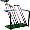 Bsetain Shelf Golf Clubs Organizer Rack, Metal Golf Putter Holder Stand, Golf Club Display Golf Putter Rack 9 Putters for Patio Courtyard Garden view 2