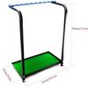 Bsetain Shelf Golf Clubs Organizer Rack, Metal Golf Putter Holder Stand, Golf Club Display Golf Putter Rack 9 Putters for Patio Courtyard Garden view 3