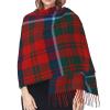 LMNSWDA Clan Matheson Tartan Scottish Plaid Pattern Women's Fashion Cashmere Feel with Tassel Large scarf warm party shawl Wraps view 4