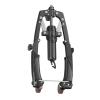 Upgrade 2-in-1 Hydraulic Power Twister with Wheels, Adjustable 22-440lbs Twister Arm Exerciser with Stretchable Handle, Ab Roller Wheel for Muscle Training view 1