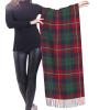 LMNSWDA Clan Robertson Red, Green, and Blue Tartan Women's Fashion Cashmere Feel with Tassel Large scarf warm party shawl Wraps view 2