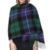 LMNSWDA Clan Mitchell Tartan Women's Fashion Cashmere Feel with Tassel Large scarf warm party shawl Wraps view 4