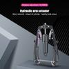 Arm Blaster Forearm Workout Equipment with Ab Roller New Stretchable Easy Store Small Hydraulic Power Twister Spin Button 12 Gears view 2