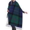 LMNSWDA Clan MacThomas Tartan Scottish Plaid Women's Fashion Cashmere Feel with Tassel Large scarf warm party shawl Wraps view 1