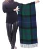 LMNSWDA Clan MacThomas Tartan Scottish Plaid Women's Fashion Cashmere Feel with Tassel Large scarf warm party shawl Wraps view 2