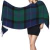 LMNSWDA Clan MacThomas Tartan Scottish Plaid Women's Fashion Cashmere Feel with Tassel Large scarf warm party shawl Wraps view 3