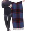 LMNSWDA Clan Rutherford Royal Blue Scottish Tartan Women's Fashion Cashmere Feel with Tassel Large scarf warm party shawl Wraps view 2