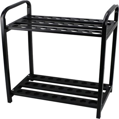 Bsetain Black Golf Club Organizer, Durable Metal Golf Club Display Stand Rack, 27 Clubs Golf Clubs Organizers Equipment, for Garage