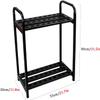 Bsetain Black Golf Club Organizer, Durable Metal Golf Club Display Stand Rack, 27 Clubs Golf Clubs Organizers Equipment, for Garage view 3