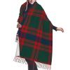 LMNSWDA Clan Skene Tartan Scottish Plaid Pattern Women's Fashion Cashmere Feel with Tassel Large scarf warm party shawl Wraps view 1