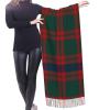 LMNSWDA Clan Skene Tartan Scottish Plaid Pattern Women's Fashion Cashmere Feel with Tassel Large scarf warm party shawl Wraps view 2