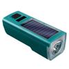 EUPLI Bike Front Lights USB Rechargeable Solar Bicycle Light Waterproof Headlight with Horn High Volume Speaker Mountain Cycling Light,Green view 1