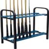 Katzowen Golf Club Storage Stand Golf Club Sets Golf Putter Stand Rack Durable Metal Storage 18 Clubs Shelf Organizer Equipment, Blue view 1