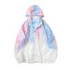 Women Summer Ice Silk Loose Breathable Thin and Hooded Cardigan Coat Pink M(50-55) KG view 1