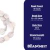 The Bead Chest Washed Grey Bone Beads - Full Strand of Fair Trade African Beads (Circular, Washed Grey) view 4