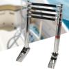 MIDUNU Telescopic 2/3/4 Step Boat Ladder, Stainless Steel Folding Telescoping Marine Pontoon Boat Dock Ladder Extendable Step for Boat Yacht Dock view 1