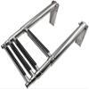 MIDUNU Telescopic 2/3/4 Step Boat Ladder, Stainless Steel Folding Telescoping Marine Pontoon Boat Dock Ladder Extendable Step for Boat Yacht Dock view 2