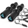 16" Olympic Dumbbell Handle, Dumbbell Bar for 2-inch Olympic Weight Plates, Loadable Dumbbells for Home Gym Strength Training, 2 Pair of Spring Collars Included view 1