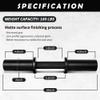 16" Olympic Dumbbell Handle, Dumbbell Bar for 2-inch Olympic Weight Plates, Loadable Dumbbells for Home Gym Strength Training, 2 Pair of Spring Collars Included view 2