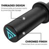 16" Olympic Dumbbell Handle, Dumbbell Bar for 2-inch Olympic Weight Plates, Loadable Dumbbells for Home Gym Strength Training, 2 Pair of Spring Collars Included view 4