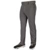 Champro Triple Crown 2.0 Open Bottom Baseball Pants with Braid, Adult 3X-Large, Graphite, Black view 1