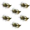 The Fly Fishing Place Tungsten Bead Mini Bugger Tactical Jig Czech Euro Nymph Spanish Barbless Nymphing Fly - 6 Flies Size 12 view 1