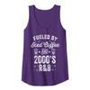 Fueled By Iced Coffee And 2000's R&B Funny Nineties Hip Hop Tank Top view 1