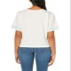Carve Designs Women's Ainslee Boxy Tee, LG Cloud view 3
