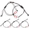 EXCEART 5pcs Sports Woven Bracelet Fashionable Wrist Chain Decor for Fans Unique for Sports Lightweight and Comfortable Design for Parties and Events view 1