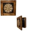 Bellewood Designs Wild Flower Hidden Gun Safe - Handcrafted Gun Concealment Decor - Hidden Gun Shelf with Magnetic Lock for Quick Access - Hidden Wall Safe for Secure Storage - Made in USA (Black) view 1