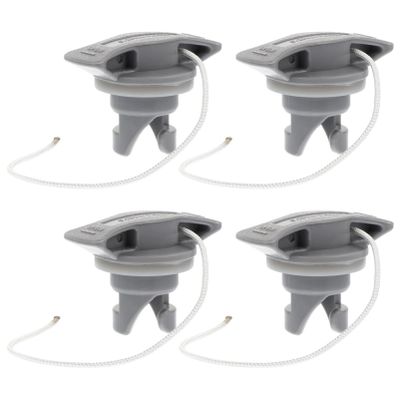 BESPORTBLE Paddle Board Valve Replacement, 4Pcs Inflatable Boat Valve Cover Boat Air Plugs Replacement for Rubber Dinghy Raft Kayak Airbeds