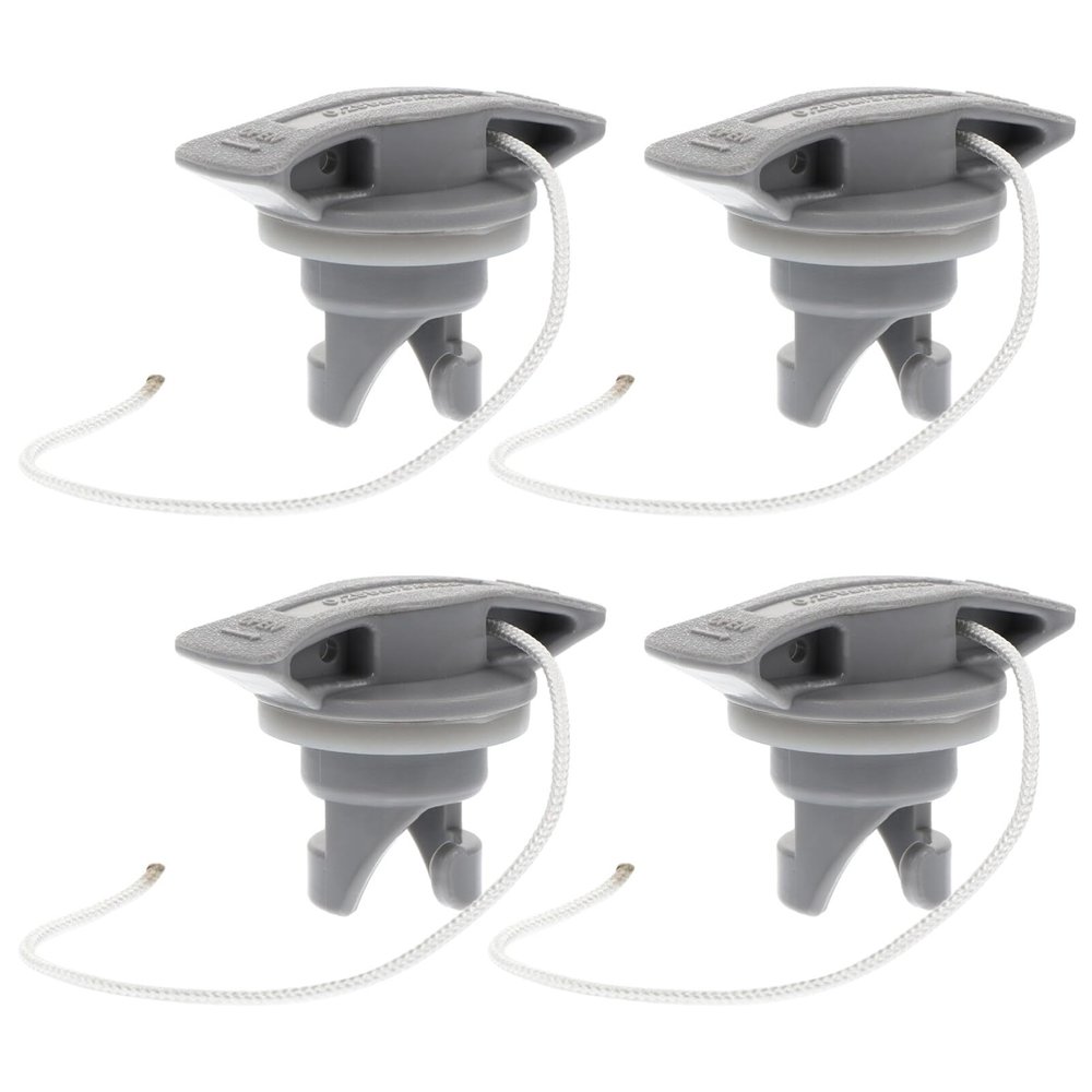 BESPORTBLE Paddle Board Valve Replacement, 4Pcs Inflatable Boat Valve Cover Boat Air Plugs Replacement for Rubber Dinghy Raft Kayak Airbeds