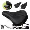 MBROS Bicycle Seat Breathable Bicycle Saddle Seat Soft Thickened Mountain Bike Bicycle Seat Cushion Cycling Gel Pad Cushion Cover (Color : Straight Groove) view 2
