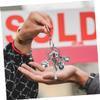 2pcs Baseball Keychain Pendant Decorative Bag Accessory Stylish Key for Baseball Unique Sports Charm Easy to Attach view 4
