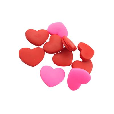 BESPORTBLE 10 Pcs Silicone Tennis Racket Dampeners Tennis Absorbers Tennis Racquet Dampener Tennis Vibration Dampeners Tennis Racket Absorber Heart Shaped Tennis Dampener