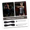 1pair Hard Pull - Fitness Resistance Band for Stretching Yoga and Pull-up Assistance and Compact Design for Home and Gym Workouts view 2