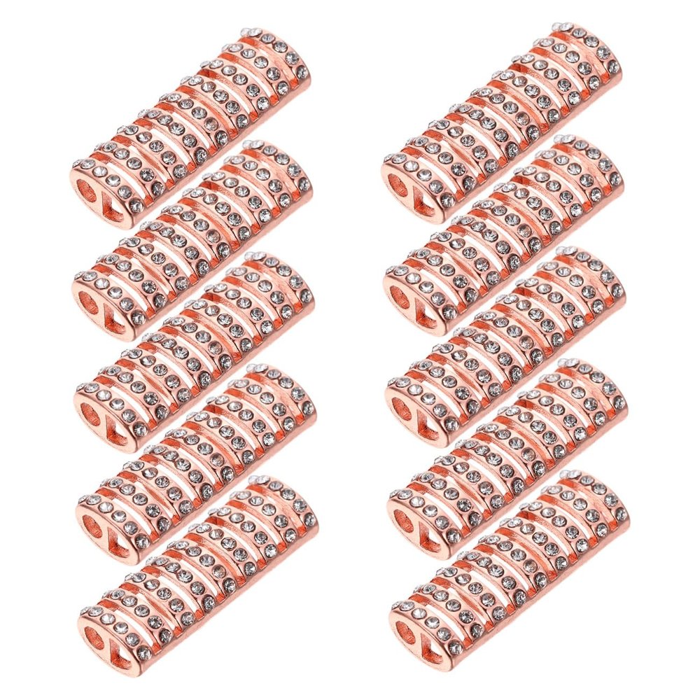 Hemobllo 10Pcs Rose Gold Alloy Decorative Watch Adapters Delicate Replacement Connectors Compatible with Apple Smartwatch Bands