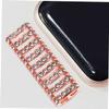 Hemobllo 10Pcs Rose Gold Alloy Decorative Watch Adapters Delicate Replacement Connectors Compatible with Apple Smartwatch Bands view 4