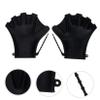 DECHOUS Swim Paddles Hand Paddles for Water Exercise Comfortable Silicone Gloves view 2